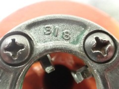 Ridgid 37385 12R 3/8&Prime; NPT Alloy Steel RH Pipe Threader Die Head (BN303)