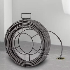 Drain Cleaning Cable 75 Ft. X 3/8 In. Solid Core Cable Sewer Cable Drain Auger C
