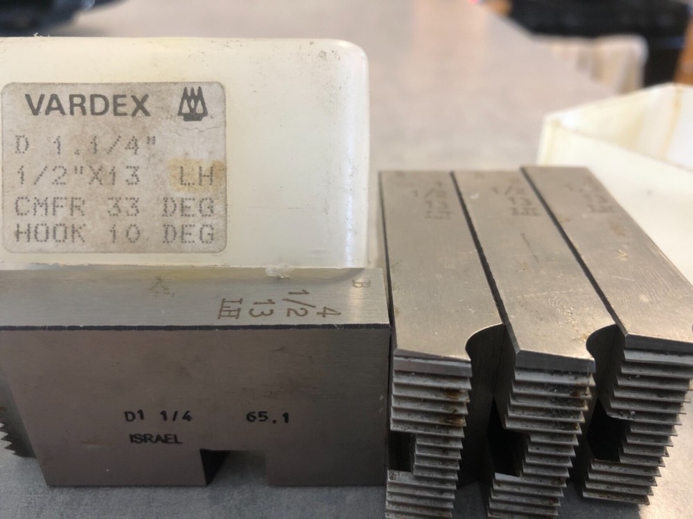 Vardex dies &nbsp; 1/2 -13 Left Hand