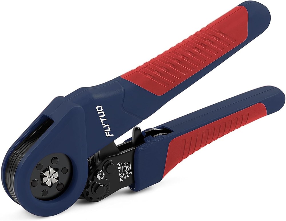 Labor-Saving Hexagonal Crimping Tool Set, 6-Sided Pliers 0.05-16mm for Ferrules