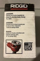 RIDGID 1&Prime; NPT COMPLETE DIE HEAD MODEL NUMBER 00-R PART NUMBER 36900