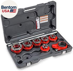 36475 Exposed Ratchet Threader Set, Model 12-R Ratcheting Pipe Threading Set of