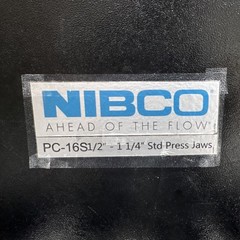 NIBCO PC-16S Press Tool Jaws Set, 1/2 in & 1 1/4 in Clamp Sizes, Carrying Case