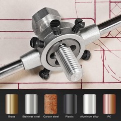 M17 x 1.5 Round Die Adjustable Right Hand Metric Machine Threaded HSS Tool