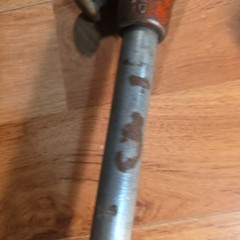RIDGID #00-R RATCHETING THREADING WRENCH + 3 DIE HEADS 3/8&Prime; 1/2&Prime; & 1&Prime;