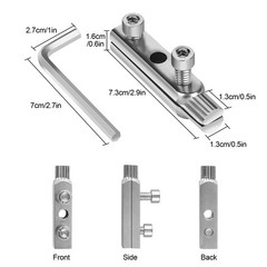 2pcs Broken Pipe & Stripped Screw Extractor Set 1/2&Prime; 3/4&Prime; Faucet Remover Tool