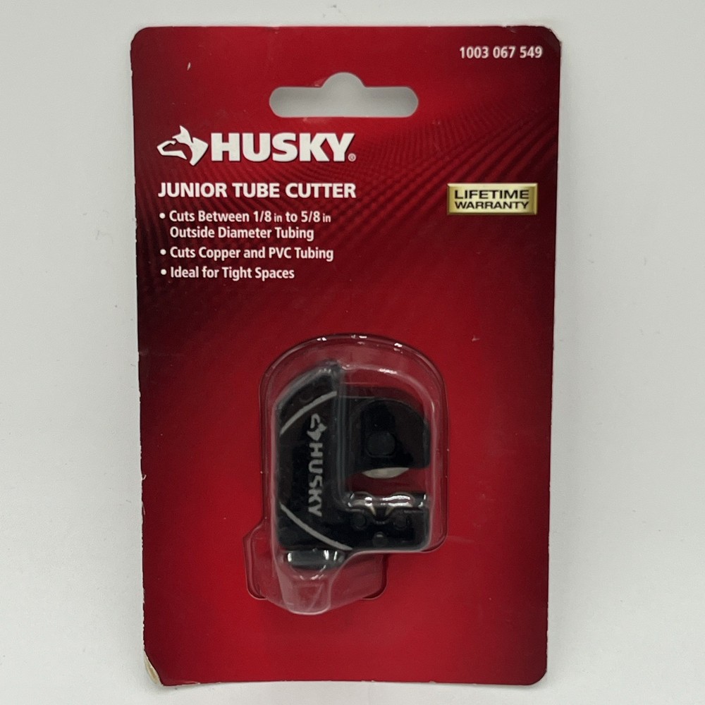 NEW!! Husky Junior Tube Cutter Cuts 1/8&Prime; To 5/8&Prime; Outside Diameter &ndash; 1003067549