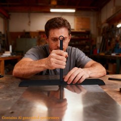 15.25 Inch Sheet Metal Hemming Tool Metal Bender For Roofing Panels Hvac Ducts &