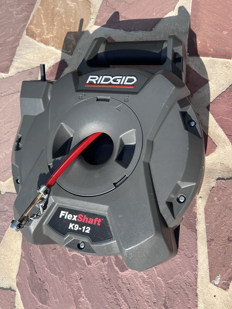 Ridgid FlexShaft K9-12 Wall-to-Wall Drain Cleaning Machine 74978 &ndash; Gray