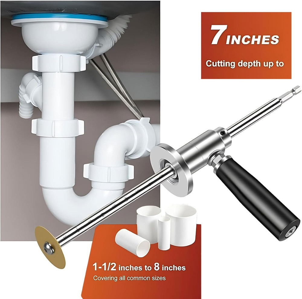Inside Pipe Cutter for PVC Pipe Cutter, with Diamond Grit Cutting Wheel and H&hellip;