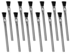 Oatey 30712 12 Acid Brushes 6&Prime; w/ Horsehair Bristles for Solder Flux Contact Cem