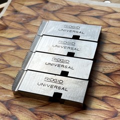 NOS RIDGID Brand Universal 1&Prime; &ndash; 2&Prime; Pipe Thread Cutting Die Set Cat # 47750 (C1)