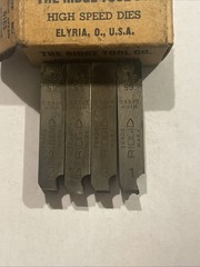 4 High speed Dies &ndash; The Ridge Tool Co &ndash; Ridgid Tool &ndash; Set of 4
