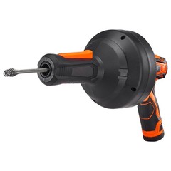 Drain Auger 12V Cordless 25ft Auto Feed, 2.0Ah for 3/4-2in Pipes