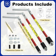 High Efficiency 2062 Plumbing Plug Kit for 1/2&Prime;, 3/4&Prime;, & 1&Prime; Water Line Fixes