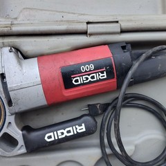 RIDGID 600 115V Electric Pipe Threader Power Drive W/ Clamp Case Germany