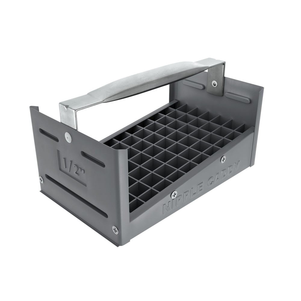 Jones Stephens N70150 1/2 Plastic Nipple CADDY TRAY &ndash; Grey