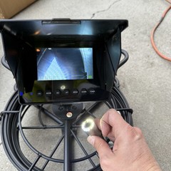 98ft Drain Sewer Pipe Inspection Camera 23mm Industrial Endoscope 4.3&Prime; Monitor