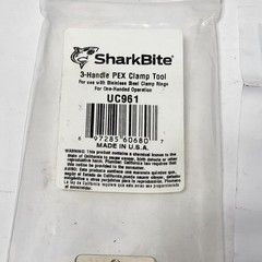 SharkBite UC961 3-Handle PEX Clamp Tool for Stainless Steel Rings ASTM F2098
