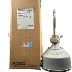 Ridgid A-17-B Adapter w/ 3/8&Prime; x 35&prime; Cable w/ Bulb Auger 59255 NEW Open Box