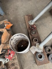 FSD 416 groove machine, Victaulic, used in good shape with two seets of rool die