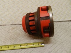Ridgid 37415 12R 2&Prime; NPT Ratcheting Pipe Threading Die Head Complete