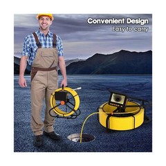 Sewer Camera 100FT,8500mAH 16GB JQKJCAM Drain Pipe Sewer Line Inspection Came&hellip;