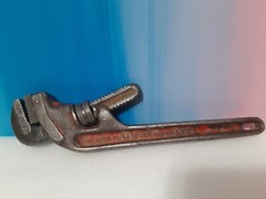 RIDGID Offset 12&Prime; Steel Pipe Wrench E12 Red USA Tool