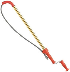 RIDGID 59802 K-6DH Hybrid Toilet Snake Auger with 6&prime; Heavy-Duty Drop Head Tri-Wr