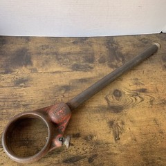 Ridgid 12-R D-286 Pipe Threader Die Head Ratchet & Handle Excellent Condition