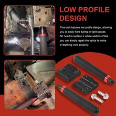 Flaring Tool Fit for Creating Single/ Double Flares on 3/16&Prime; 4.75mm 1/4&Prime; Tubing