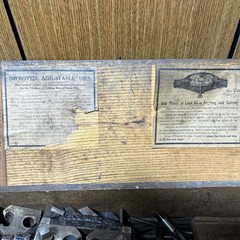 REED MFG CO pipe threader from 1/4 &ldquo;- 1 &ldquo;size along W/Extra Taps In Original Box