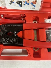 Icrimp Pex Pipe Crimping Tool Kit with Cutter & Gauge &ndash; ASTM F1807 Compliant