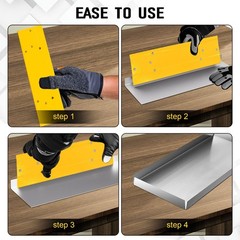 12 Inch Sheet Metal Bender, Sheet Metal Folding Tool for Duct Bending, Metal &hellip;
