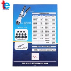New Hydraulic Tube Expander Tool HVAC 3/8, 1/2, 5/8,1-1 / 8 Inch Swaging Kit