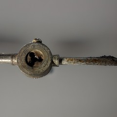 Vintage Round Die Stock Holder &ndash; Adjustable Metal Threading Tool &ndash; Shop Tool