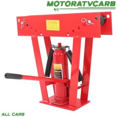 ALL-CARB Pipe Bender 12Ton Manual Hydraulic Piping Bending Exhaust Tube w/6 Dies