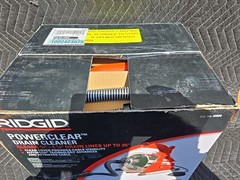 RIDGID PowerClear Drain Cleaning Machine &ndash; Red/Black