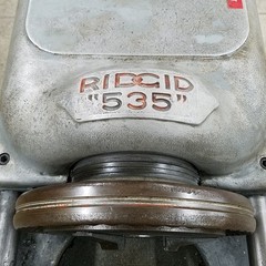 Ridgid 535, 1/8&Prime; to 2&Prime; Pipe Threader With Cart & Foot Pedal &ndash; USED