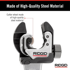 RIDGID 32573 Model 118 2-In-1 Close Quarters AUTOFEED 1/4&Prime; to 1-1/8&Prime; Metal Tubin