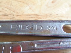 Ridgid No. 394 Tube Bender 1/4&Prime; OD 9/16&Prime; R Used