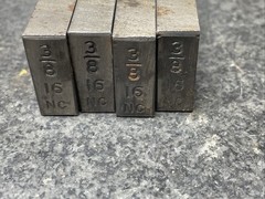 Oster Series 300 Threading Die Set 3/8 16 NC #1,#2,#3,#4 very good condition.