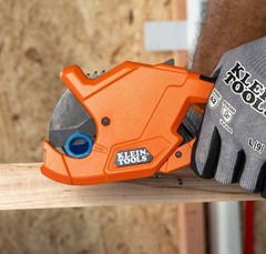 Klein Tools 50044 Ratcheting Pvc Pipe Cutter Tool 1-1/4 Inch I.D. Cutting