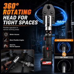 1/2&Prime;, 3/4&Prime;, 1&Prime;Crimping Tool Kit Electric Press Tool for Copper Pipes
