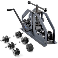 Uimoso Tube Roller Bender Max 1-1/2&Prime; Manual Tube Pipe Roller Bender with 6 Dies