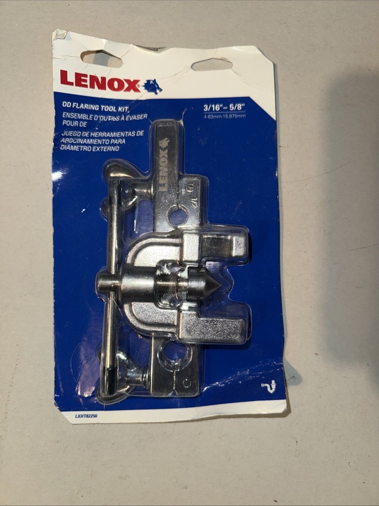 Flaring Tool Kit LENOX 3/16-in to 5/8-in OD LXHT82250 Use w/many types of metals