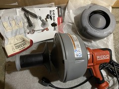 RIDGID K-45-5 (36023) Sink Machine w/ C-1IC & C-6, Tools, Case (115V)