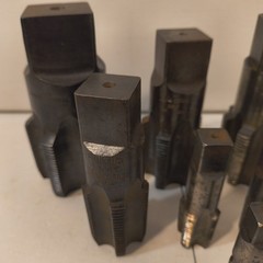 Pipe Taps Set Of 7 Greenfield, Rigid, Morse & More-Flutes Between 4-7 USA Made