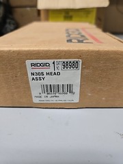 Ridgid Head Assembly N30S 98980. Made In Japan