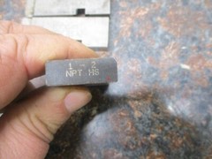 RIDGID 1&Prime;-2&Prime; NPT Cat No. 47770 Hs Right Hand Dies USED FREE SHIPPING